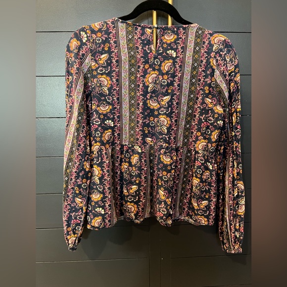 ART CLASS GIRLS FLORAL PRINT BLOUSE - Picture 4 of 4